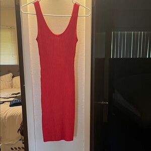 Enza Costa Vibrant Red Mini Dress